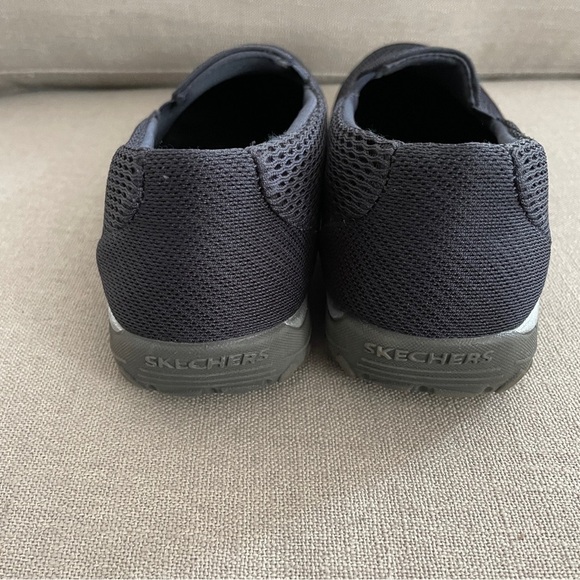 Skechers Relaxed Fit Reggae Fest Willows Vibe Navy Blue Sneakers Women’s Size 9 - Picture 3 of 9